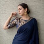 Navy Blue saree