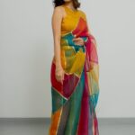 Multicolour Saree